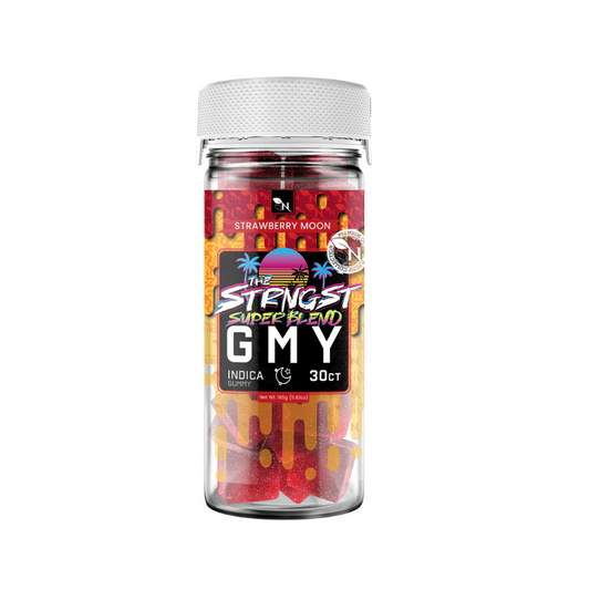 AGFN THE STRONGEST SUPER BLEND GMY GUMMIES INDICA - STRAW MOON