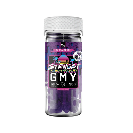 AGFN THE STRONGEST SUPER BLEND GMY GUMMIES INDICA - BUBBA GRAPE