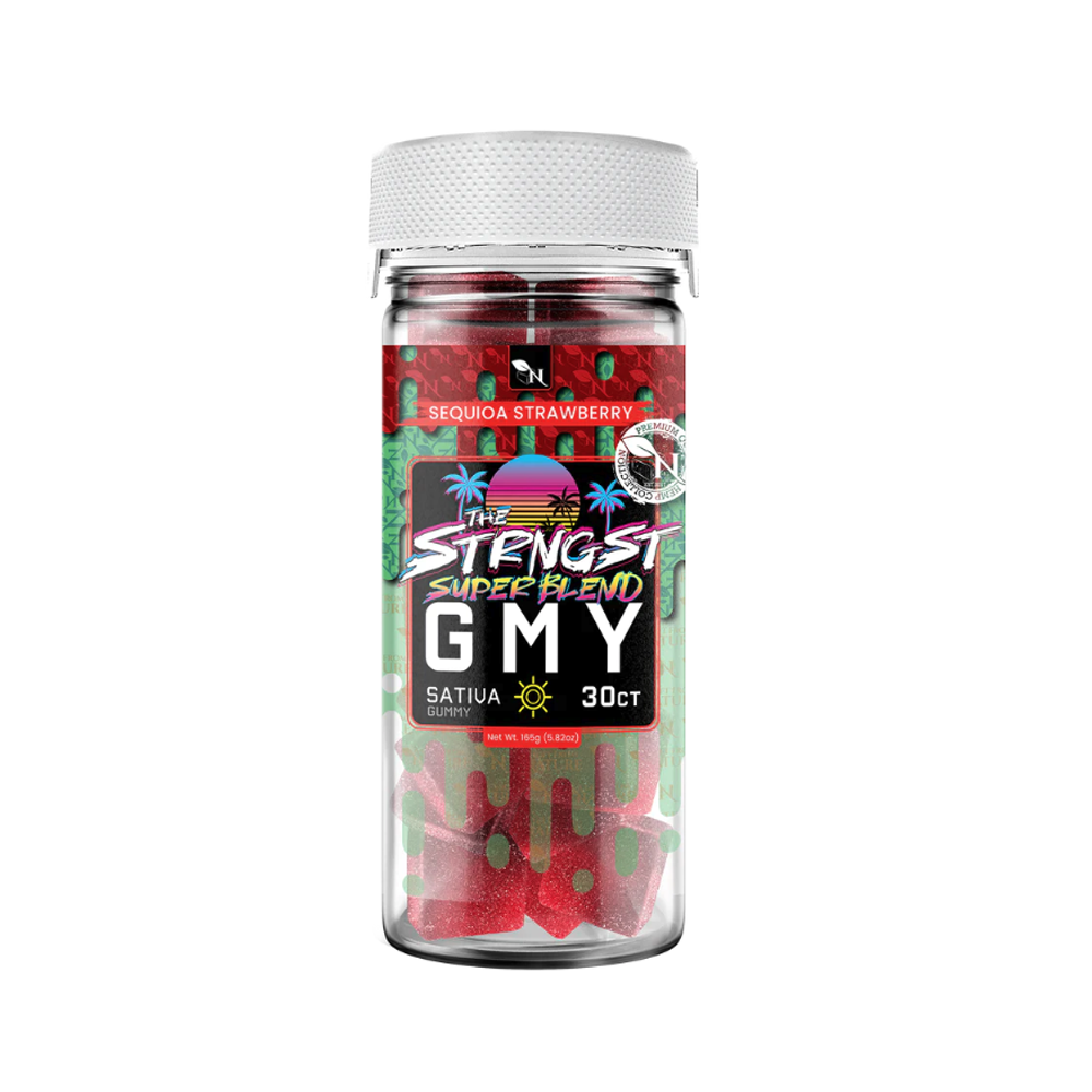 AGFN THE STRONGEST SUPER BLEND GMY GUMMIES SATIVA - SEQUIOA STRAWBERRY