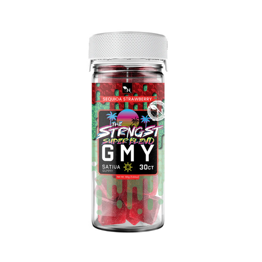 AGFN THE STRONGEST SUPER BLEND GMY GUMMIES SATIVA - SEQUIOA STRAWBERRY