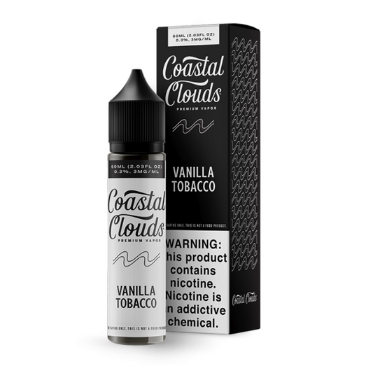 COASTAL CLOUDS 60ML JUICE 3MG  - VANILLA TOBACCO