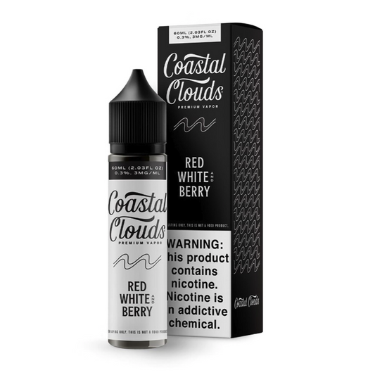COASTAL CLOUDS 60ML JUICE 3MG  - RED WHITE BERRY