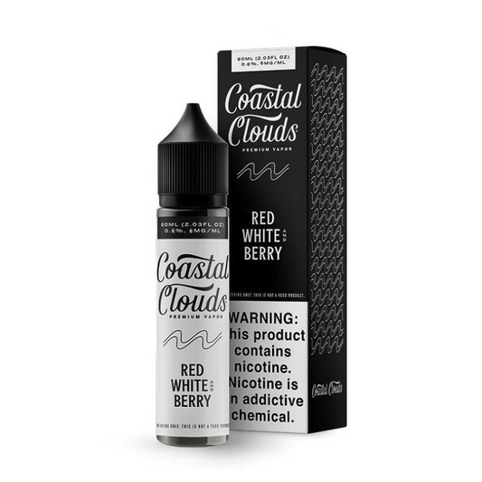 COASTAL CLOUDS 60ML JUICE 6MG  - RED WHITE BERRY