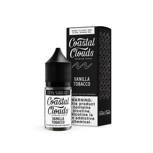 COASTAL CLOUDS 30ML SALT NIC JUICE 35MG - VANILLA TOBACCO