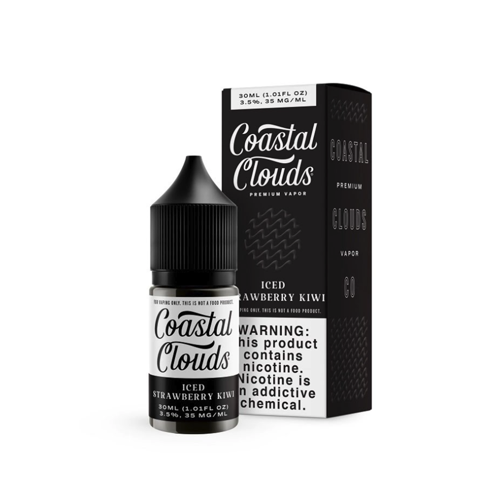 COASTAL CLOUDS 30ML SALT NIC JUICE 35MG - ICED STRAW KIWI