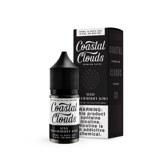 COASTAL CLOUDS 30ML SALT NIC JUICE 35MG - ICED STRAW KIWI