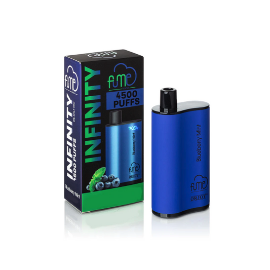 FUME INFINITY PLUS 5% SALT NIC DISPOSABLE - BLUEBERRY MINT