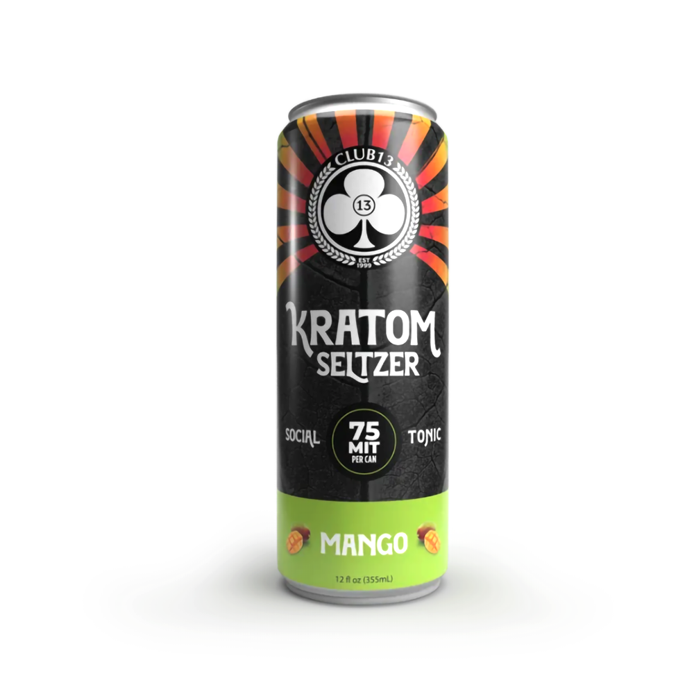 CLUB 13 12OZ KRATOM SELTZER - MANGO