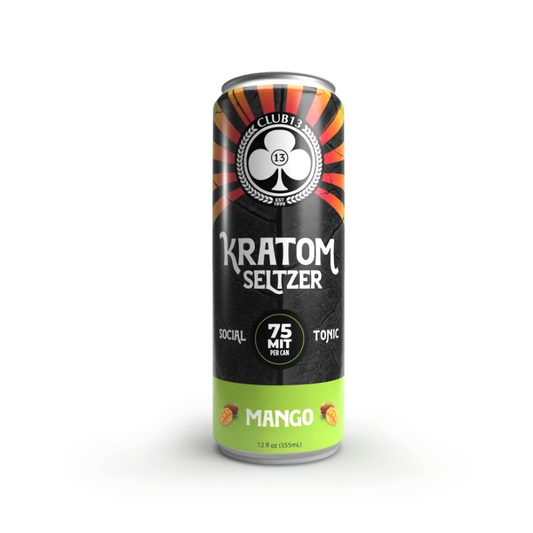 CLUB 13 12OZ KRATOM SELTZER - MANGO