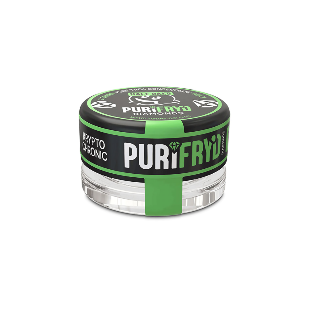 HALF BAK'D THCA 2G DIAMOND SAUCE INDICA - KRYPTO CHRONIC
