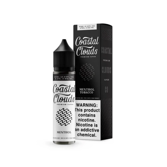 COASTAL CLOUDS 60ML JUICE 3MG  - MENTHOL TOBACCO