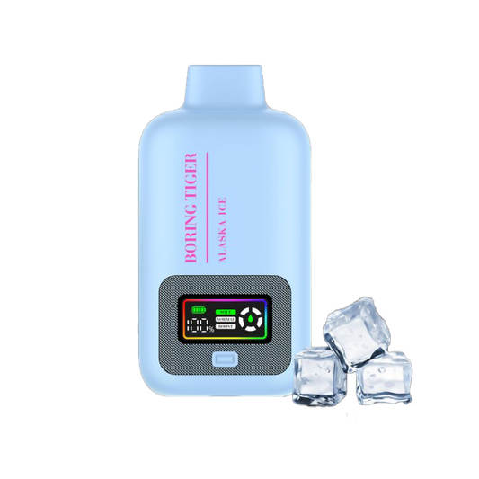 BORING TIGER 5% 25000PUFF DISPOSABLE - ALASKA ICE