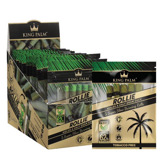 KING PALM ROLLIES .5G 5CT ROLLS