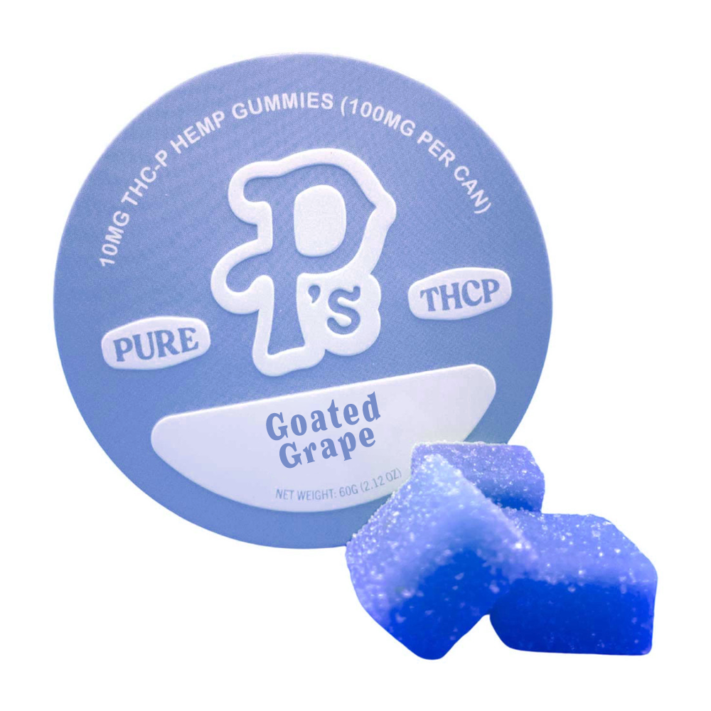 PERFECTLY PURE P'S THCP 100MG GUMMIES - GOATED GRAPE