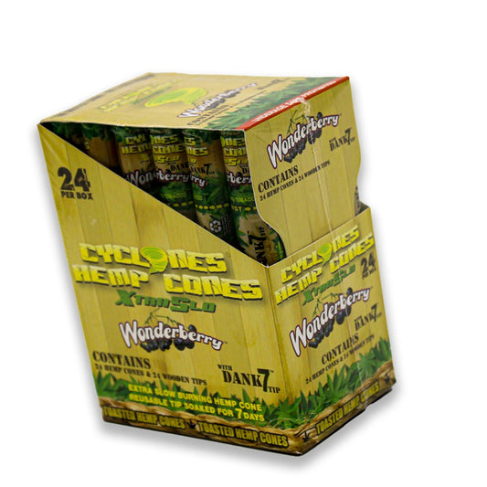 CYCLONES HEMP CONES XTRA SLOW WONDERBERRY