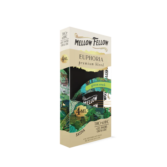MELLOW FELLOW CHARGED BLEND 4ML DISPOSABLE SATIVA - GREEN CRACK