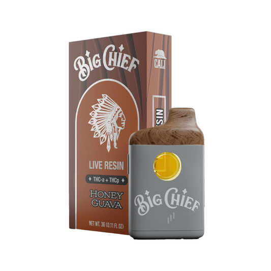 BIG CHIEF THCA /THCP 3G DISPOSABLE - HONEY GUAVA