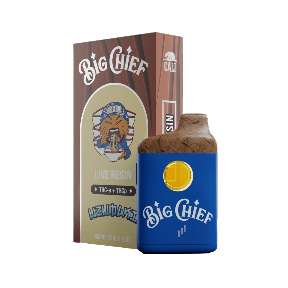 BIG CHIEF THCA /THCP 3G DISPOSABLE - UZUMAKI