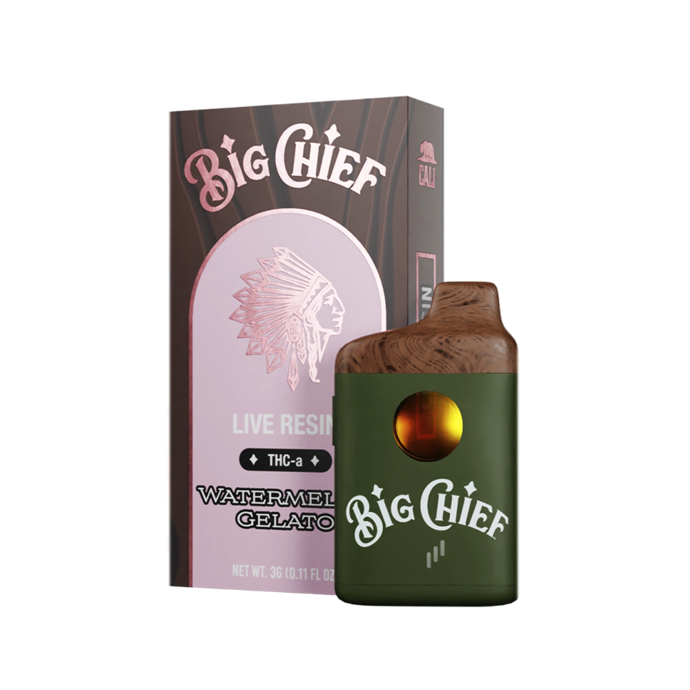 BIG CHIEF THCA 3G DISPOSABLE - WATERMELON GELATO