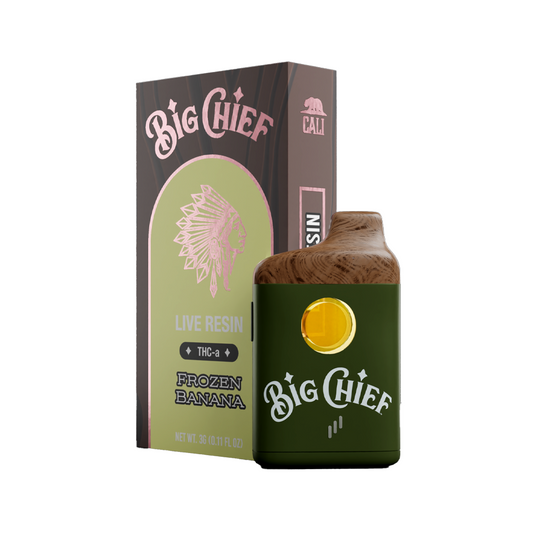 BIG CHIEF THCA 3G DISPOSABLE - FROZEN BANANA