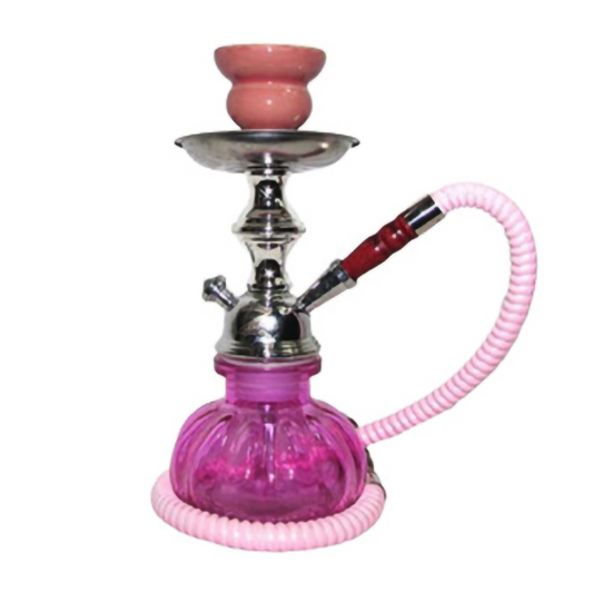 ZEBRA X2 1HOSE PUMPKIN HOOKAH - PINK