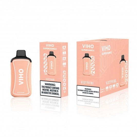 VIHO SUPERCHARGE 5% NIC 20000PUFFS DISPOSABLE -6IXTY9INE