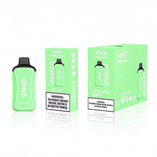 VIHO SUPERCHARGE 5% NIC 20000PUFFS DISPOSABLE - CRISP APPLE BERRY