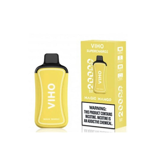 VIHO SUPERCHARGE 5% NIC 20000PUFFS DISPOSABLE - MAGIC MANGO