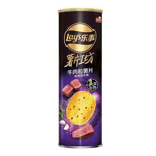 LAY'S 90G POTATO CHIPS - CHARGRILLED WAGYU BEEF