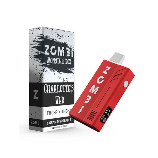 ZOMBI MONSTER BOX  6G DISPOSABLE - CHARLOTTE'S WEB
