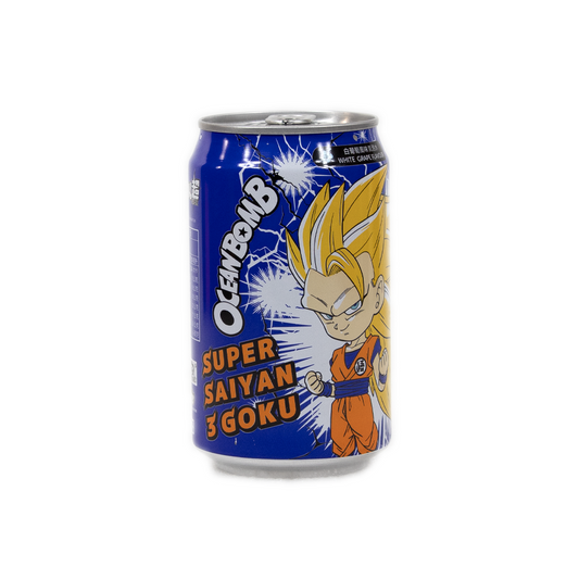 DRAGON BALL SPARKLING 330ML WATER - TRUNKS WHITE GRAPE