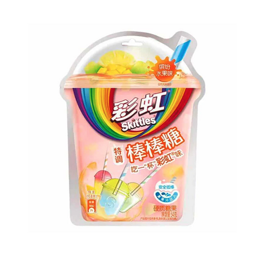 SKITTLES 54G LOLLIPOP - COLORFUL FRUIT
