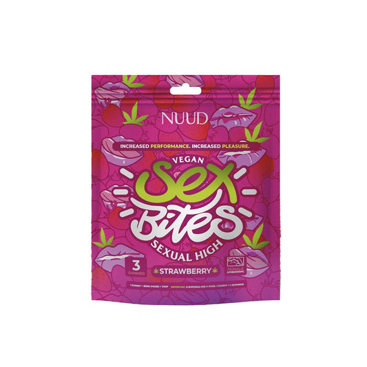 NUUD BITES WOMEN SEXUAL GUMMIES - CHERRY