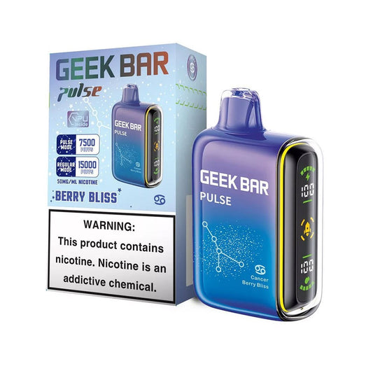 GEEK BAR PULSE 5% NIC 15000 PUFFS DISPOSABLE - BERRY BLISS