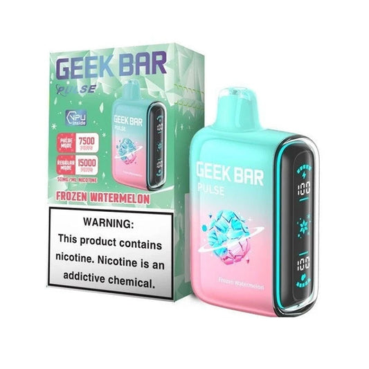 GEEK BAR PULSE 5% NIC 15000 PUFFS DISPOSABLE - FROZEN WATERMELON