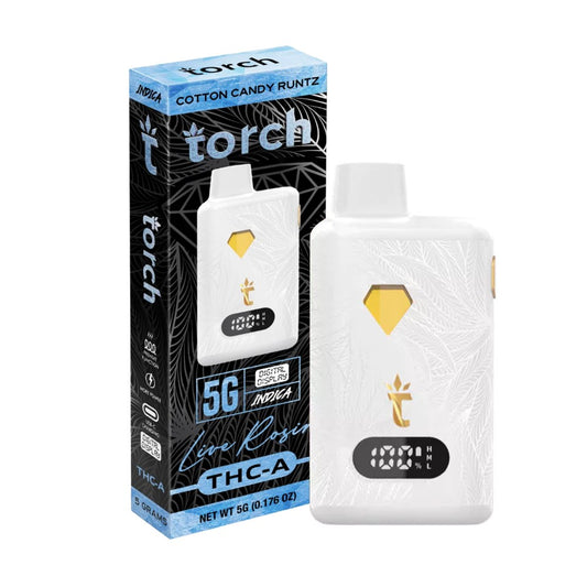 TORCH LIVE ROSIN THCA 5G INDICA - COTTON CANDY RUNTZ