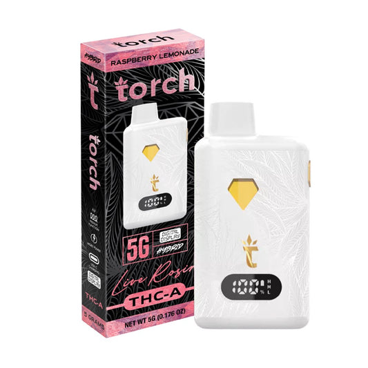 TORCH LIVE ROSIN THCA 5G HYBRID - RASP LEMONADE