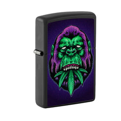 ZIPPO 218 CANNABIS GORILLA DESIGN LIGHTER