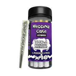 STRIKE 10CT JAR 1G PRE ROLL  HYBRID- WEDDING CAKE