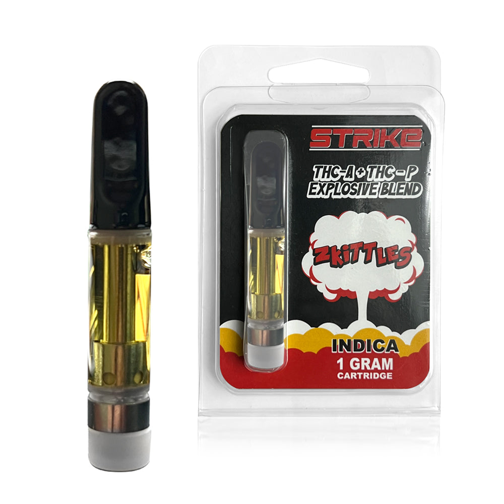 STRIKE THC-A+THC-P EXPLOSIVE BLEND CARTRIDGE INDICA - ZKITTLES