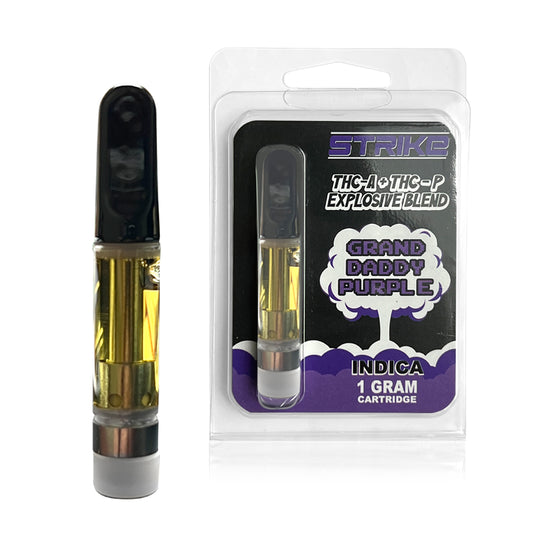 STRIKE THC-A+THC-P EXPLOSIVE BLEND CARTRIDGE INDICA -GRAND DADDY PURPLE