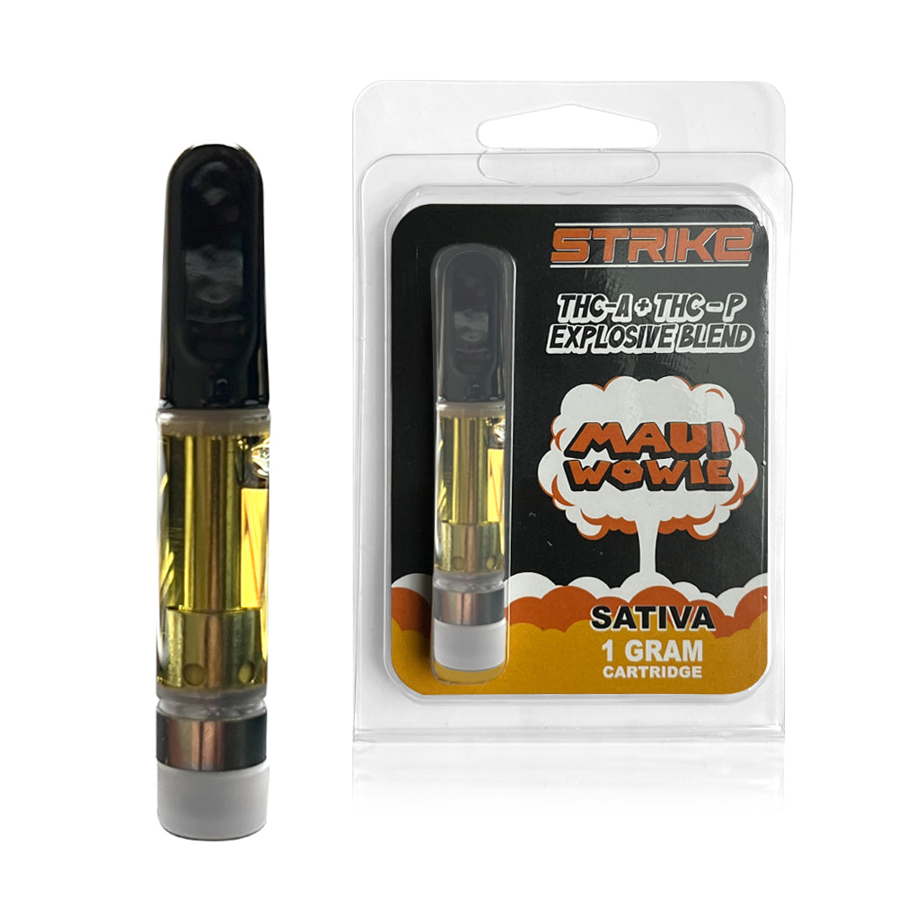 STRIKE THC-A+THC-P EXPLOSIVE BLEND CARTRIDGE SATIVA- MAUI WOWIE