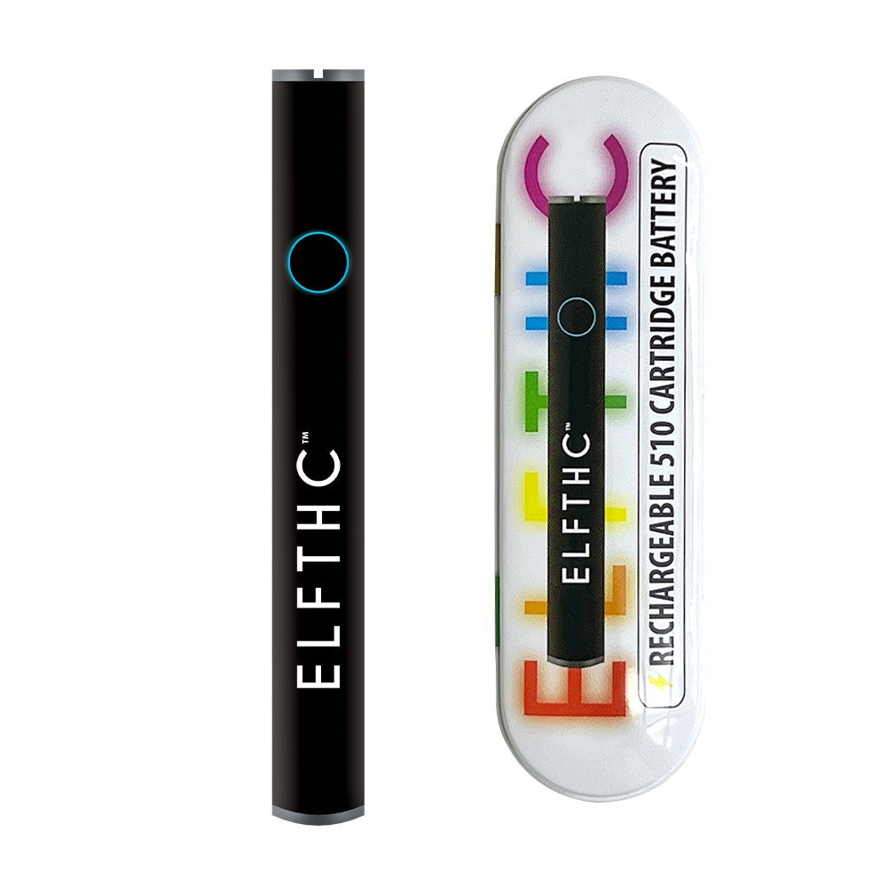 ELF THC 510 CARTRIDGE BATTERY  - RAINBOW/BLACK