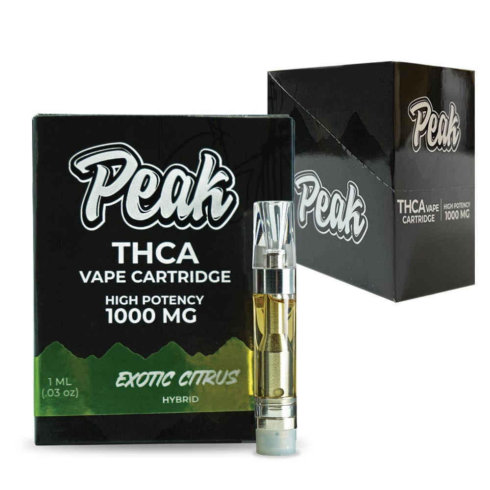 PEAK THCA 1ML VAPE CARTRIDGE HYBRID  - EXOTIC CITRUS