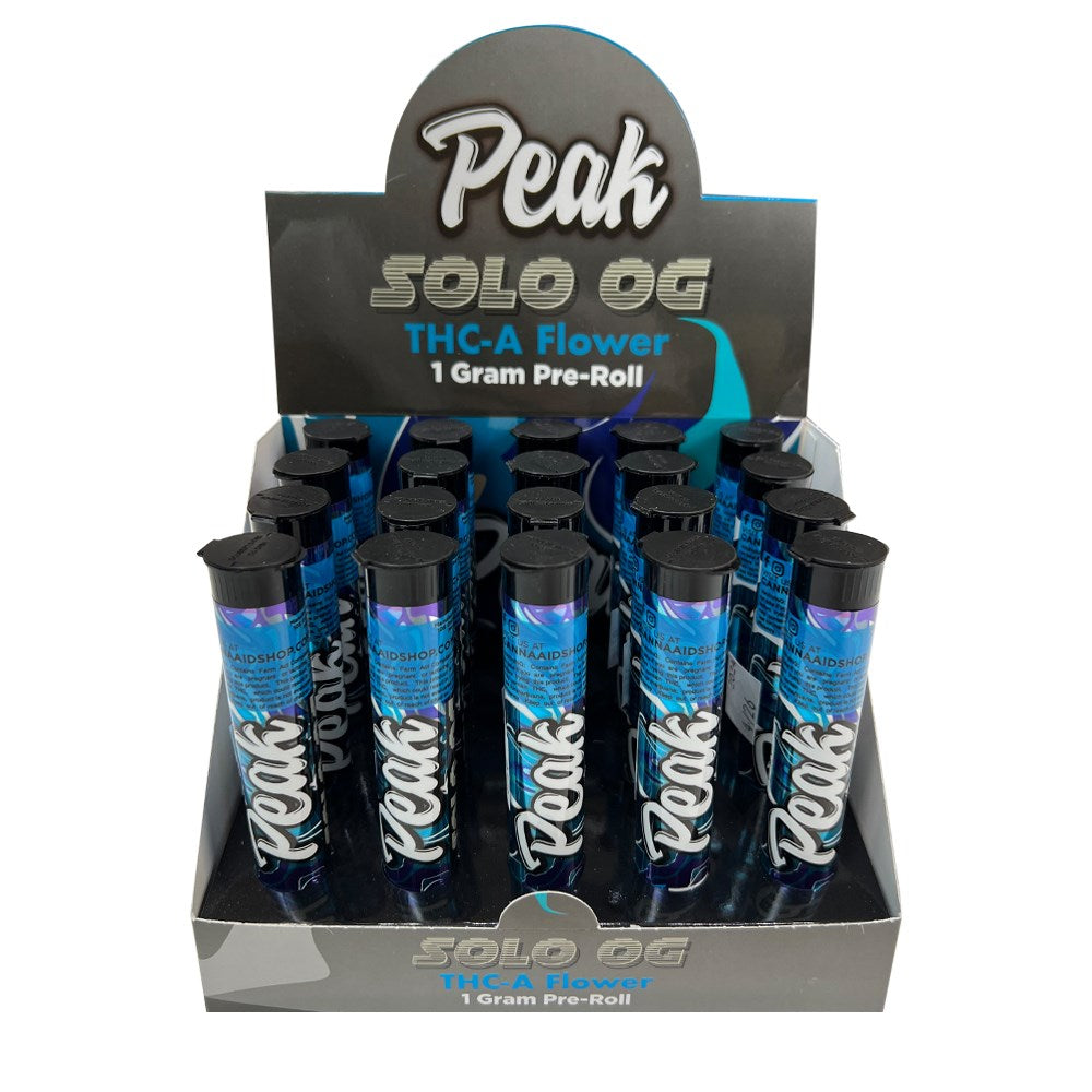 PEAK THCA 1ML PREROLL INDICA - SOLO OG