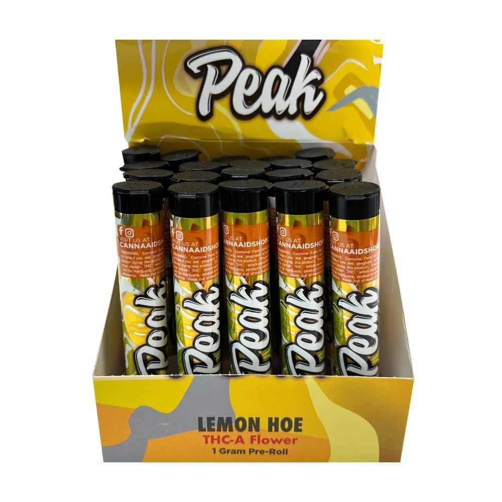 PEAK THCA 1ML PREROLL HYBRID  - LEMON HOE