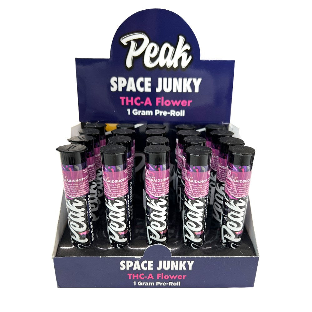 PEAK THCA 1ML PREROLL INDICA - SPACE JUNKY