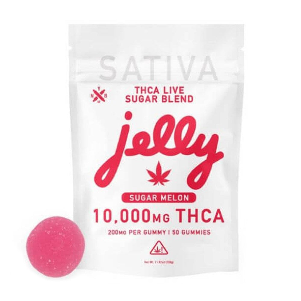JELLY THCA 10000MG GUMMIES SATIVA - SUGAR MELON