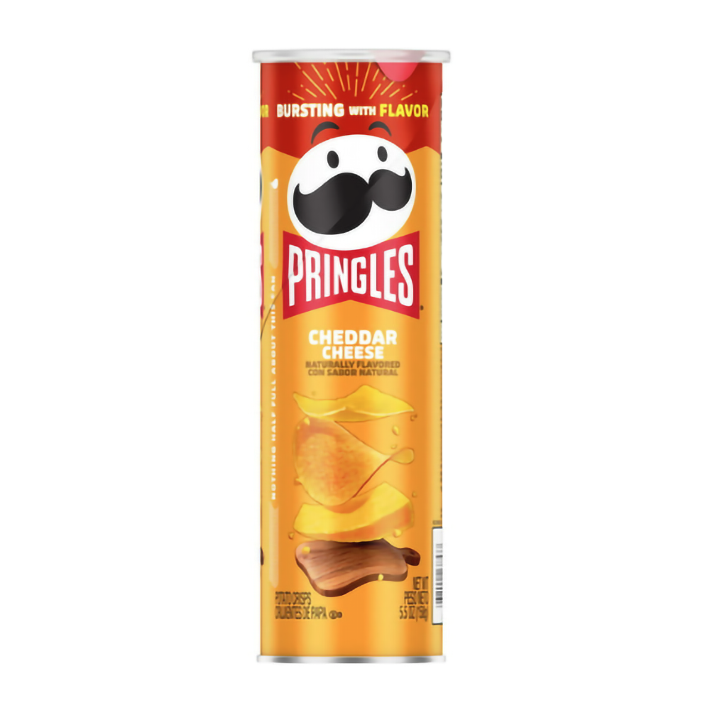 PRINGLES CHEDAR CHEESE SAFETY CAN