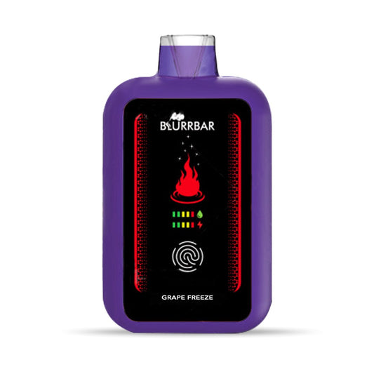 BLURRBAR 5% NIC 18000PUFFS DISPOSABLE - GRAPE FREEZE